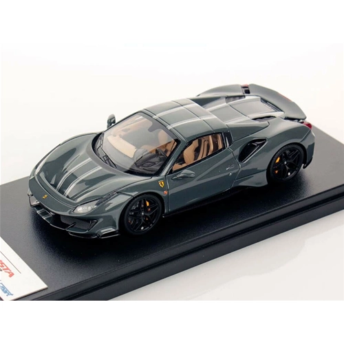 FERRARI 488 PISTA SPIDER HARD TOP 2018 GRIGIO MEDIO/ARGENTO NURBURGRING 1:43 Looksmart Auto Stradali Modellino