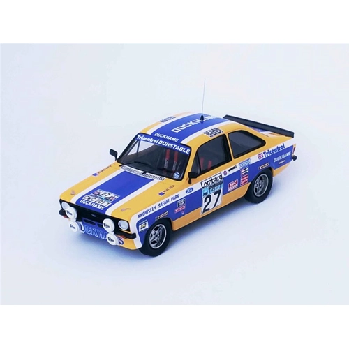 FORD ESCORT MK2 N.27 1st Gr.1 RAC RALLY 1979 CARTER-WEST 1:43 Trofeu Auto Rally Modellino