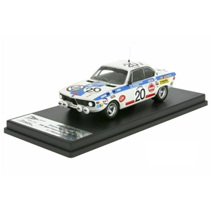 BMW 2800 CS N.20 24H SPA 1971 EISENDLE-STOFFEL-BURGOA 1:43 Trofeu Auto Rally Modellino