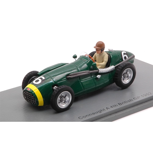 CONNAUGHT A FRANCIS DENNIS POORE 1952 N.6 1th BRITISH GP 1:43 Spark Model Formula 1 Modellino