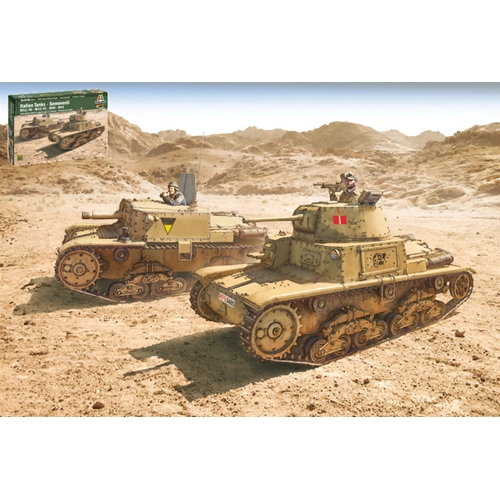 M13/40 - M14/41e SEMOVENTE KIT 1:56 Italeri Kit Mezzi Militari Modellino