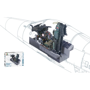 F-104 G COCKPIT KIT 1:12 Italeri Kit Aerei Modellino