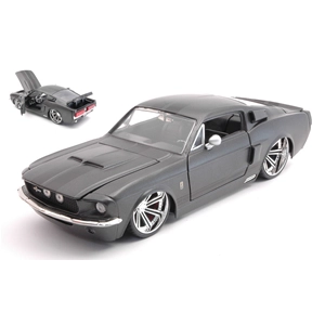 SHELBY GT500 1967 MATT DARK GREY 1:24 Jada Toys Tuning Modellino