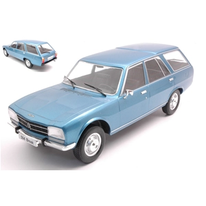 PEUGEOT 504 BREAK 1976 STATION WAGON METALLIC BLUE 1:18 ModelCarGroup Auto Stradali Modellino