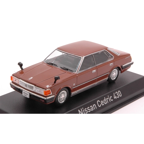 NISSAN CEDRIC 430 1979 BROWN 1:43 Norev Auto Stradali Modellino