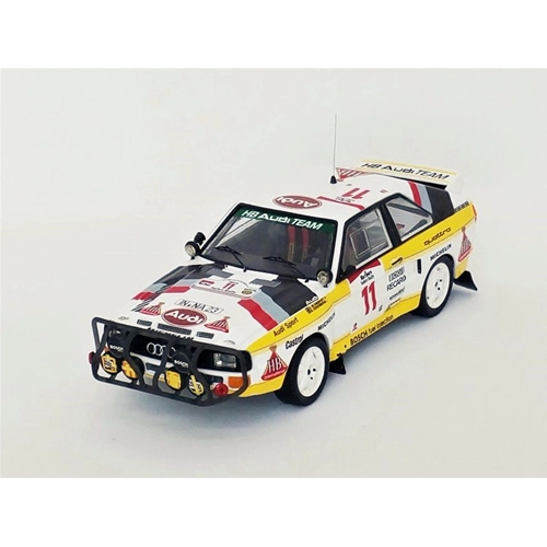 AUDI SPORT QUATTRO N.11 SAFARI RALLY 1985 BLOMQVIST-CEDERBERG 1:43 Trofeu Auto Rally Modellino