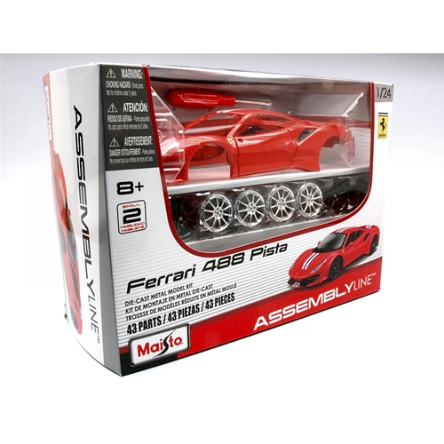 FERRARI 488 PISTA KIT 1:24 Maisto Kit Auto Modellino