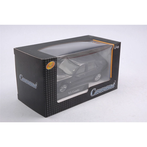 SAAB 9.5 STATION WAGON COMBI 2007 BLACK 1:43 Cararama Auto Stradali Modellino