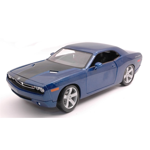 DODGE CHALLENGER CONCEPT 2006 BLUE 1:18 Maisto Auto Stradali Modellino