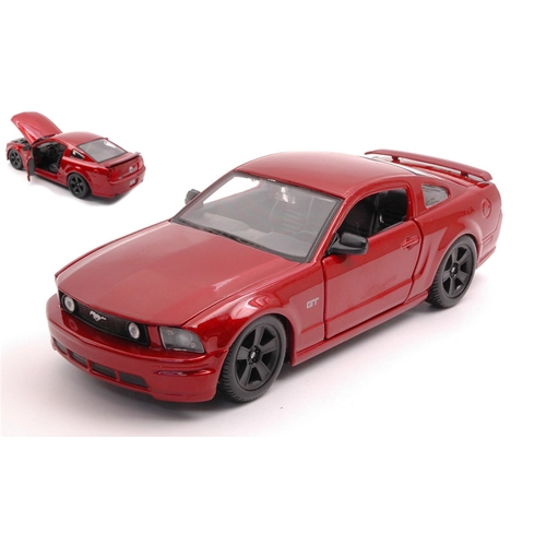 FORD MUSTANG GT 2006 RED 1:24 Maisto Auto Stradali Modellino
