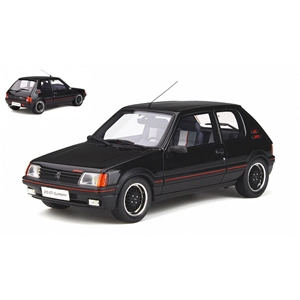 PEUGEOT 205 GTI GUTMANN 1988 BLACK 1:18 Ottomobile Auto Stradali Modellino