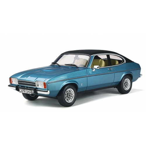 FORD CAPRI MK2 MIAMI POLY 1976 BLUE 1:18 Ottomobile Auto Stradali Modellino