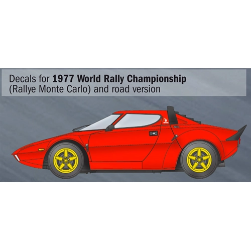 LANCIA STRATOS HF 1974 KIT 1:24 Italeri Kit Auto Modellino