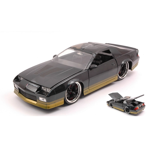 CHEVY CAMARO 1985 BLACK 1:24 Jada Toys Tuning Modellino