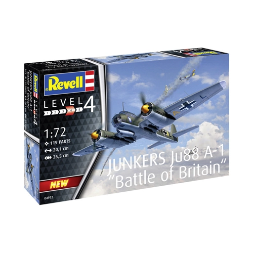 JUNKERS JUBB A-1 BATTLE OF BRITAIN KIT 1:72 Revell Kit Aerei Modellino
