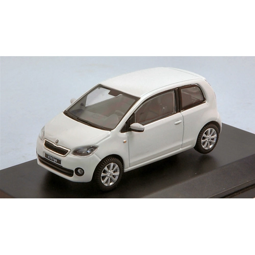 SKODA CITIGO 1999 3 DOORS WHITE CANDY 1:43 Abrex Auto Stradali Modellino