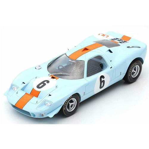 FORD MIRAGE N.6 WINNER 1000 KM SPA 1967 J.ICKX-D.THOMPSON 1:18 Spark Model Auto Competizione Modellino