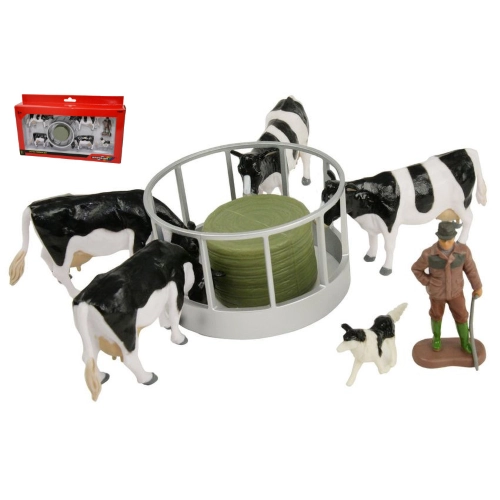 SET MANGIATOIA BESTIAME CATTLE FEEDER SET 1:32 Britains Mezzi Agricoli e Accessori Modellino