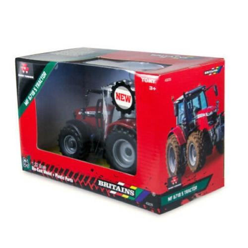 TRATTORE MASSEY FERGUSON 6718 S TRACTOR 1:32 Britains Mezzi Agricoli e Accessori Modellino