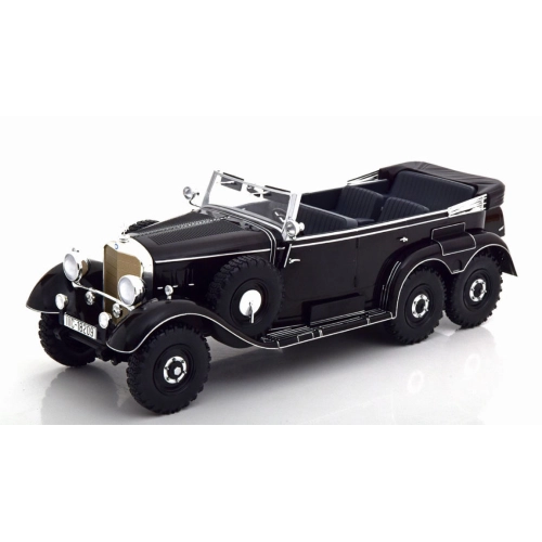 MERCEDES G4 (W31) CONVERTIBLE 1938 BLACK 1:18 ModelCarGroup Auto d'Epoca Modellino