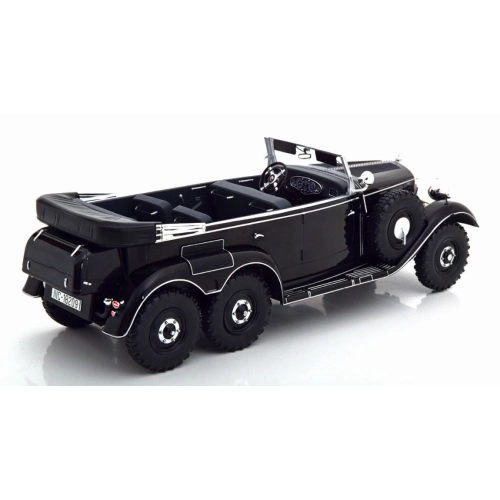 MERCEDES G4 (W31) CONVERTIBLE 1938 BLACK 1:18 ModelCarGroup Auto d'Epoca Modellino