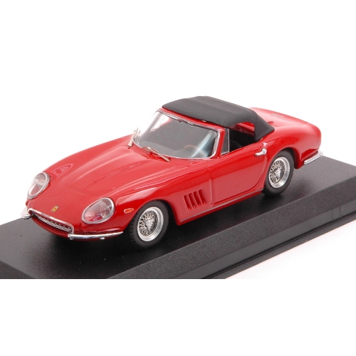 FERRARI 275 GTB/4 NART SPYDER 1967 WITH CAPOTE 1:43 Best Model Auto Stradali Modellino