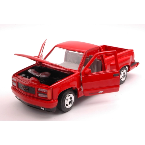 GMC SIERRA GT PICK UP 1992 RED 1:24 MotorMax Auto Stradali Modellino
