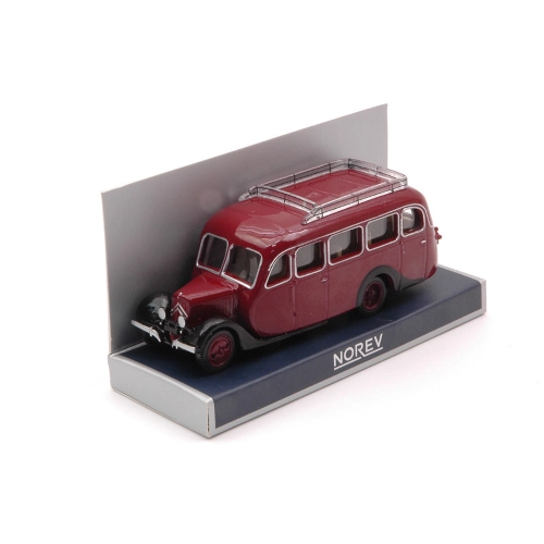 CITROEN U23 AUTOBUS 1947 DARK RED 1:87 Norev Autobus Modellino