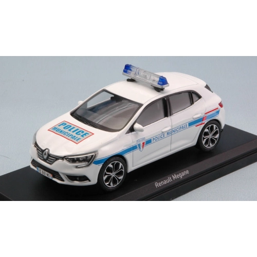 RENAULT MEGANE 2016 "POLICE MUNICIPALE" 1:43 Norev Forze dell'Ordine Modellino