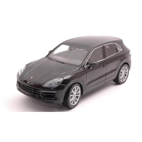 PORSCHE CAYENNE TURBO 2018 BLACK 1:24 Welly Auto Stradali Modellino