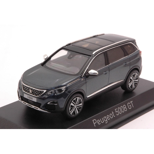PEUGEOT 5008 GT 2016 BOURRASQUE BLUE 1:43 Norev Auto Stradali Modellino