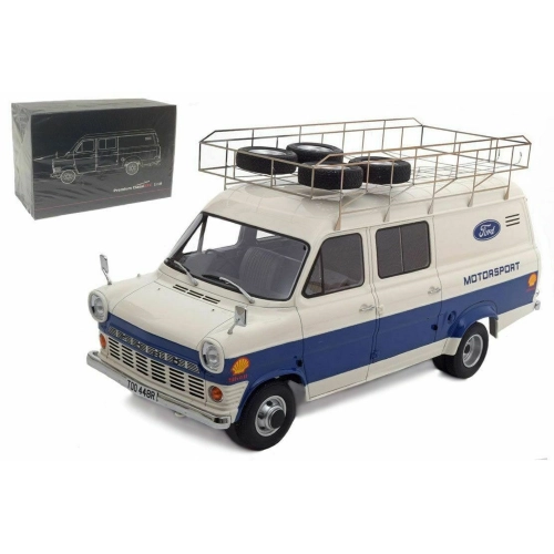 FORD TRANSIT MKI 1977 FORD MOTOR SPORT 1:18 Premium Classixx Veicoli Commerciali Modellino