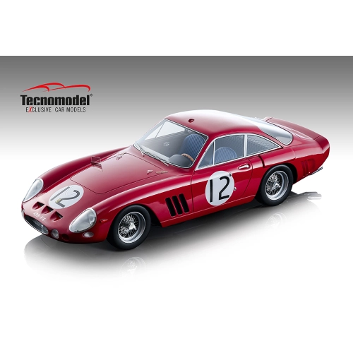 FERRARI 330 LMB N.12 5th LE MANS 1963 J.SEARS-M.SALMON 1:18 Tecnomodel Auto Competizione Modellino