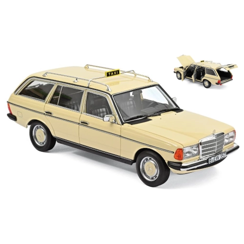 MERCEDES 200 T 1982 TAXI 1:18 Norev Taxi Modellino