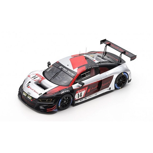 AUDI R8 N.14 3rd 24 H NURBURGRING 2019 WINKELHOCK-HAASE-FASSLER-RAST 1:18 Spark Model Auto Competizione Modellino