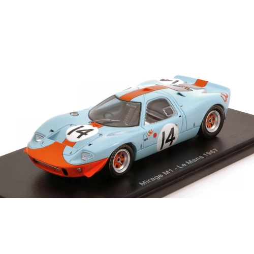 MIRAGE M1 N.14 LE MANS 1967 D.PIPER-D.THOMPSON 1:43 Spark Model Auto Competizione Modellino