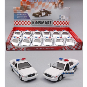 FORD CROWN VICTORIA POLICE INTERCEPTOR cm 12,5 Kinsmart Modellismo Giocattolo Modellino