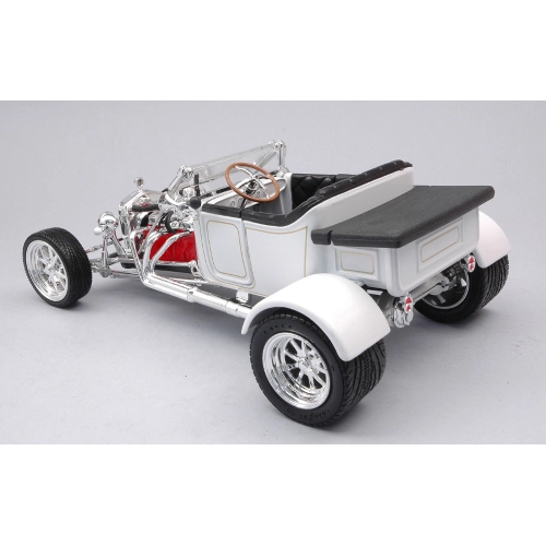 FORD T-BUCKET ROADSTER STREET ROAD VERSION 1923 WHITE 1:18 Yat Ming Auto Stradali Modellino