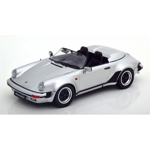 PORSCHE 911 SPEEDSTER 1989 SILVER 1:18 KK Scale Auto Stradali Modellino