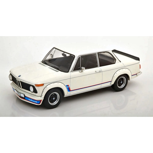 BMW 2002 Tii TURBO 1973 WHITE 1:18 ModelCarGroup Auto Stradali Modellino