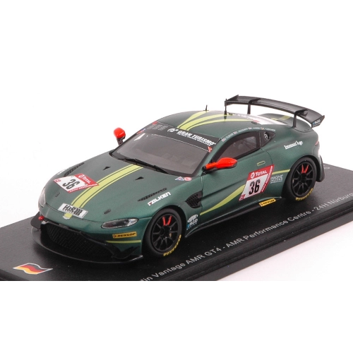 ASTON MARTIN VANTAGE AMR GT4 N.36 24H NURBURGRING 2019 TURNER-GOODWIN-GEBHARDT-HARRIS 1:43 Spark Model Auto Competizione Modellino