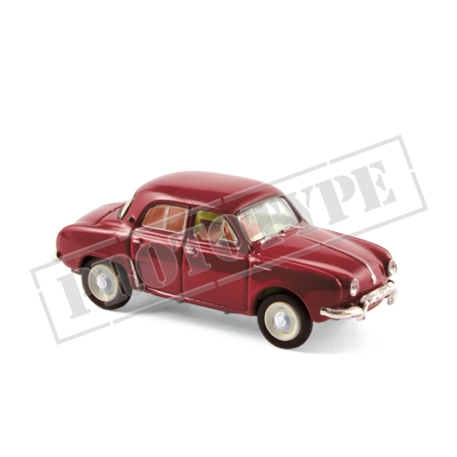 RENAULT DAUPHINE 1956 GARANCE RED 1:87 Norev Auto Stradali Modellino