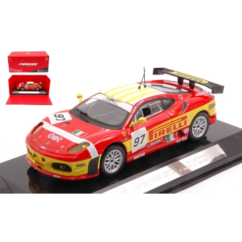 FERRARI F430GT N.97 BMS SCUDEDIA ITALIA 2nd LMGT2 CLASS 24H LE MANS 2008 MALUCELLI-RUBERTI-BABINI 1:43 Burago Auto Competizione Modellino