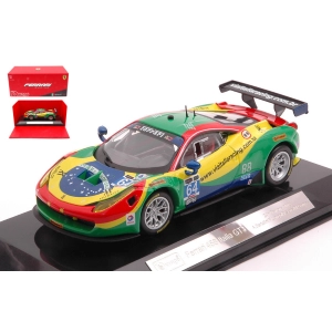 FERRARI 458 ITALIA GT3 TEAM SCUDERIA CORSA N.64 24h DAYTONA 2015 1:43 Burago Auto Competizione Modellino