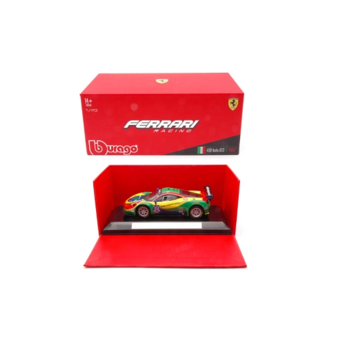 FERRARI 458 ITALIA GT3 TEAM SCUDERIA CORSA N.64 24h DAYTONA 2015 1:43 Burago Auto Competizione Modellino