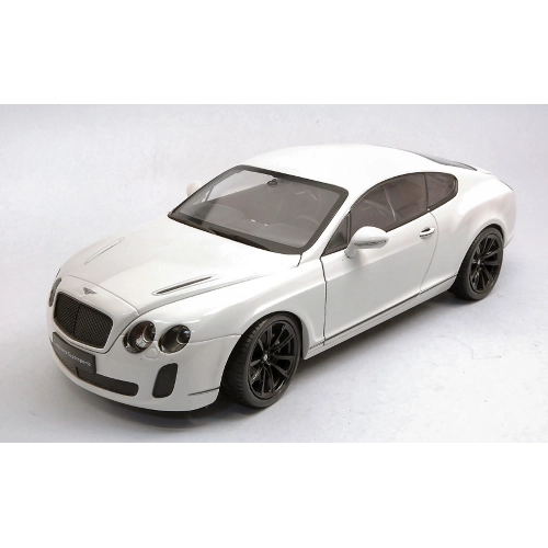 BENTLEY CONTINENTAL GT SUPERSPORTS 2009 WHITE 1:18 Welly Auto Stradali Modellino