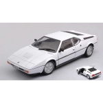 BMW M1 1987 WHITE 1:24 Welly Auto Stradali Modellino