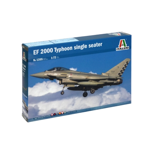 EF-2000 TYPHOON SINGLE SEATER KIT 1:72 Italeri Kit Aerei Modellino