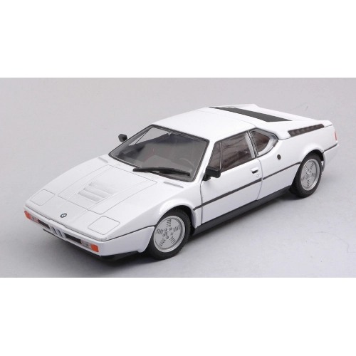 BMW M1 1987 WHITE 1:24 Welly Auto Stradali Modellino