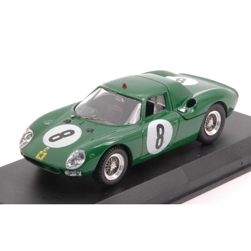 FERRARI 250 N.8 16th 1000 KM NURBURGRING 1965 PIPER-MAGGS 1:43 Best Model Auto Competizione Modellino